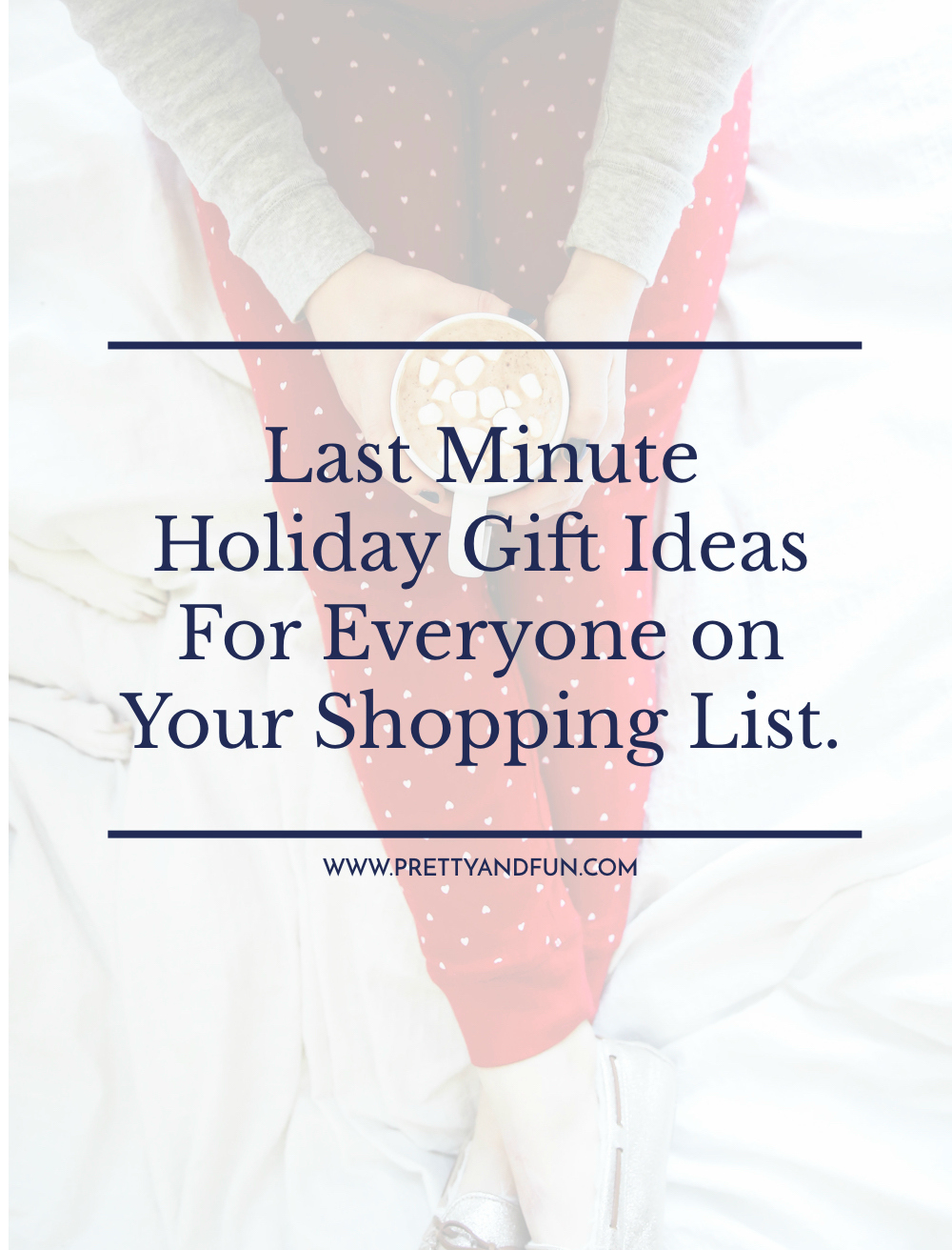 最后一分钟送给购物清单上每个人的礼物。