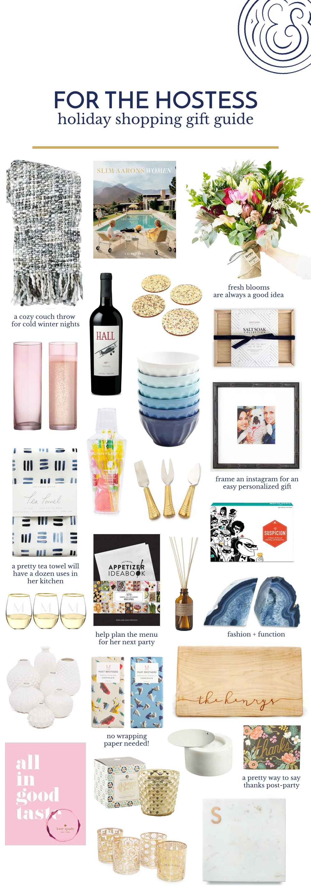 The Best Holiday Gift Ideas for the Hostess.