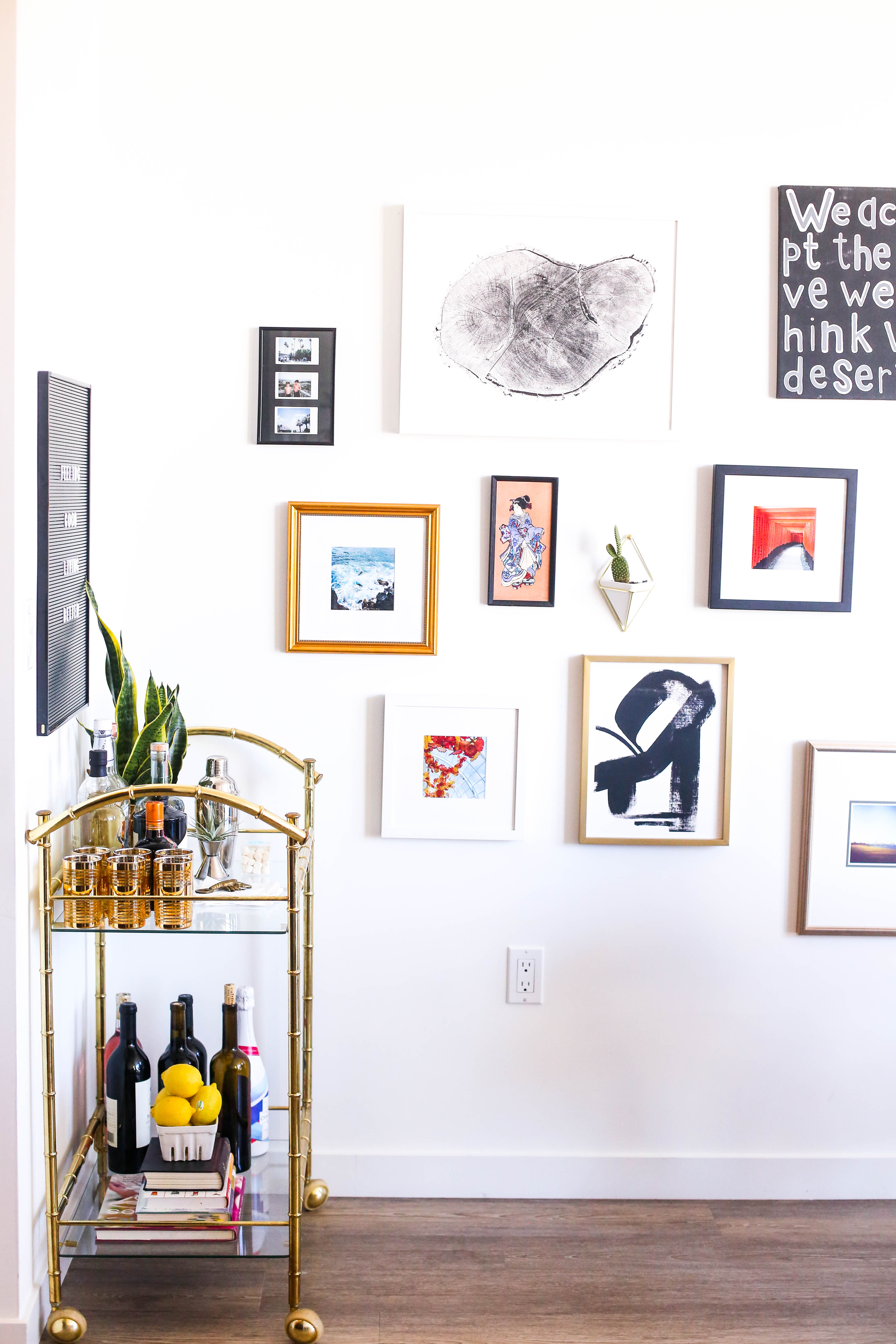A Colorful San Francisco apartment in Hayes Valley featuring budget friendly decorating options.