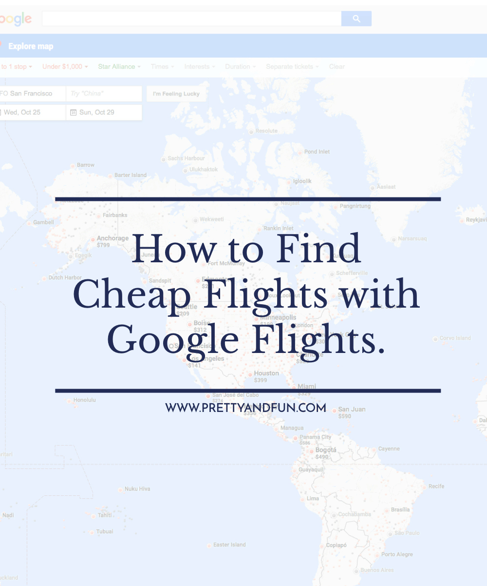 How to Find Cheap Flights using Google Flights.